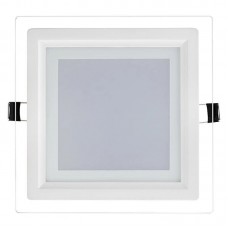 Φωτιστικό LED Γυάλινο Τετράγωνο Χωνευτό 18W 230V 1440lm 2700K Θερμό Φως 99LED645